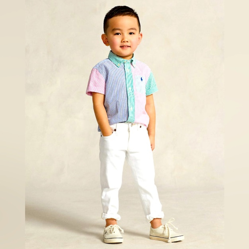 Seersucker Short-Sleeve Fun Shirt